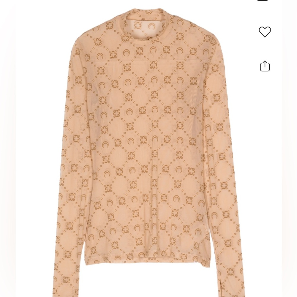 Marine serre mesh top
